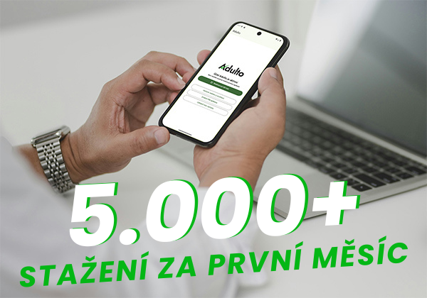 5000 instalací aplikace Adulto za 1 měsíc